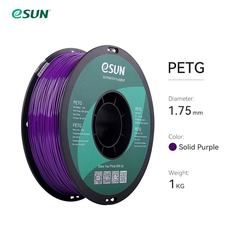 eSun PETG 3D Printer Filament 1kg 1.75mm