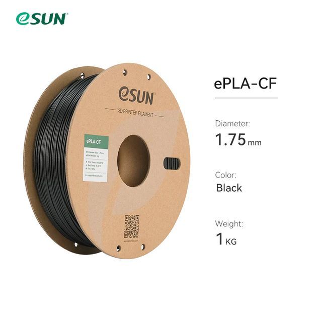 ESUN PLA - CF (Carbon Fiber PLA) 3D Printer Filament 1KG 1.75mm