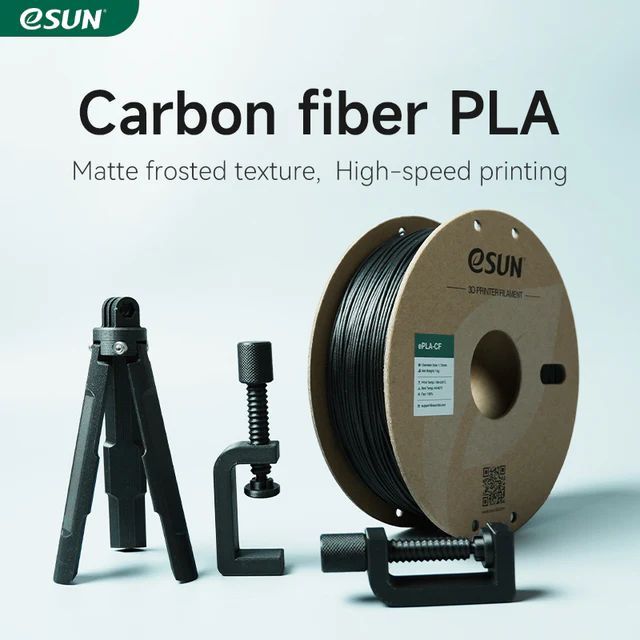 ESUN PLA - CF (Carbon Fiber PLA) 3D Printer Filament 1KG 1.75mm