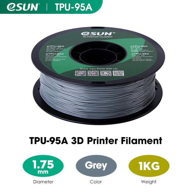 Esun TPU 95A 3D Printer Filament 1kg 1.75mm